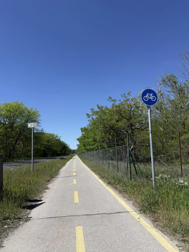 Kerékpárút Ópusztaszertől Szeged felé